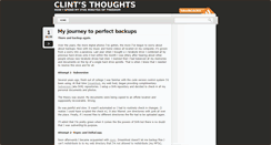 Desktop Screenshot of blog.checkettsweb.com